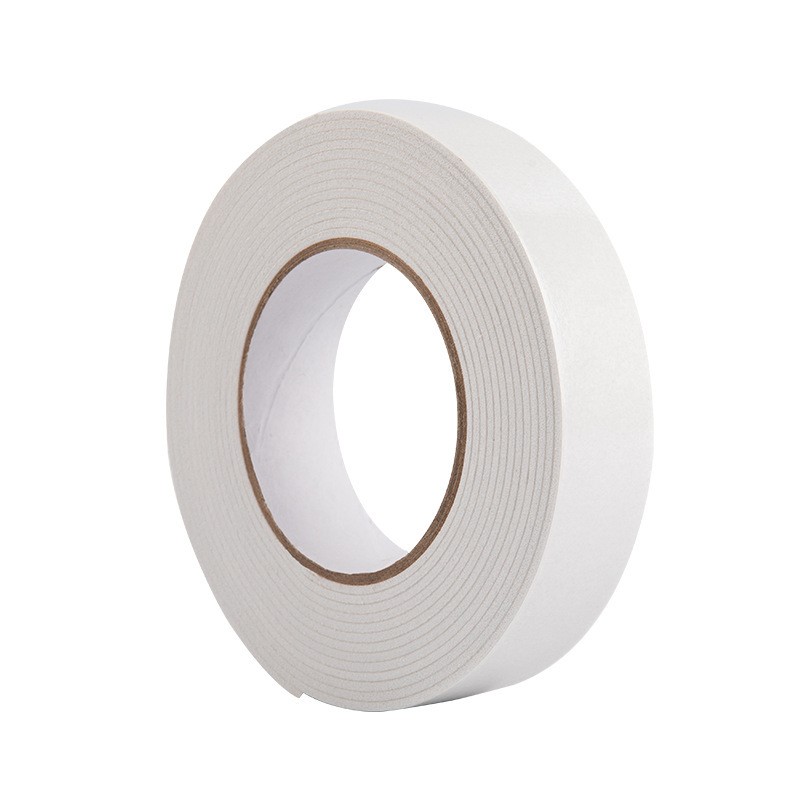 Articole ambalare - Banda Dubla Adeziva, Flippy, Banda Adeziva cu Burete, pentru Cadouri si Ambalaje, 3 m, Latime 2.5 cm, Alb