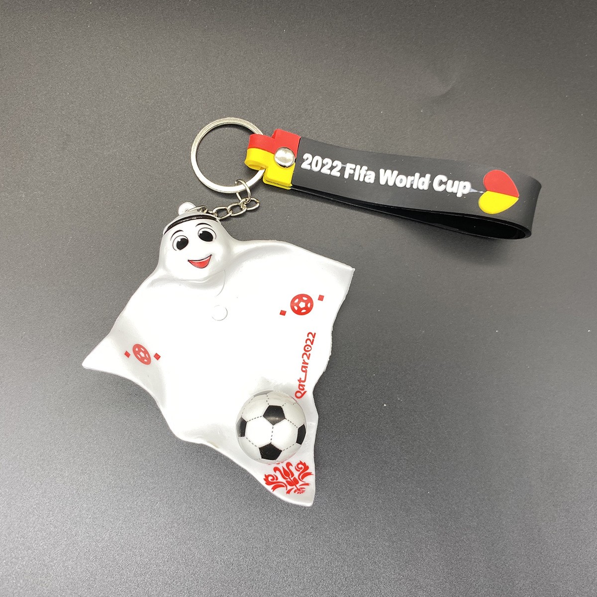 Breloc sub forma Mascotei Fifa World Cup 2022, marimea S cu lumini, Flippy [3]