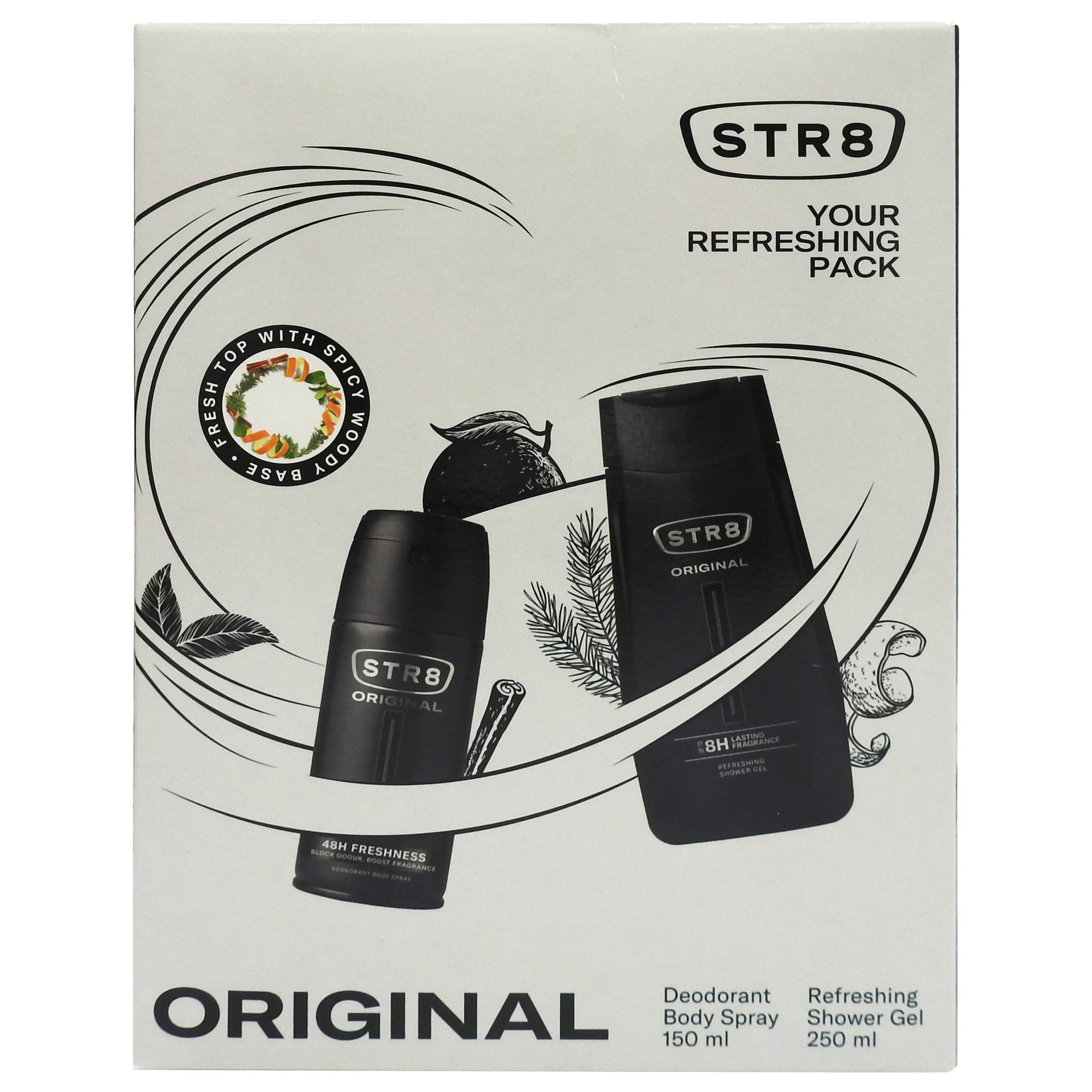 Parfumuri și deodorante - Caseta Cadou, Str8, Gel de Dus 250, Deo150 Original