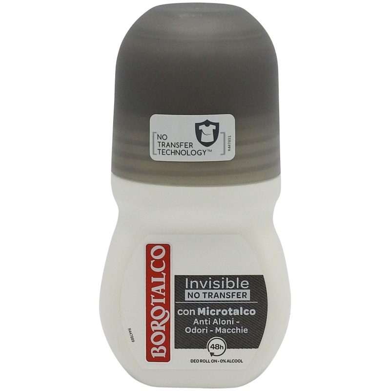 Parfumuri și deodorante - Deodorant, Borotalco, Roll On 50 ml 48H Invisible Bw
