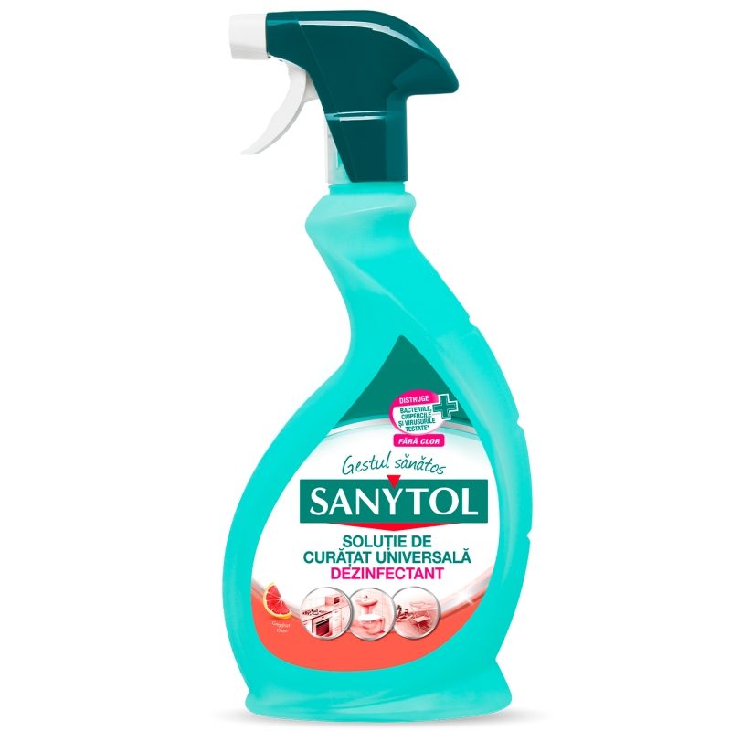 Detergenți și soluții de curățenie - Dezinfectant, Sanytol, 500 ml Grapefruit