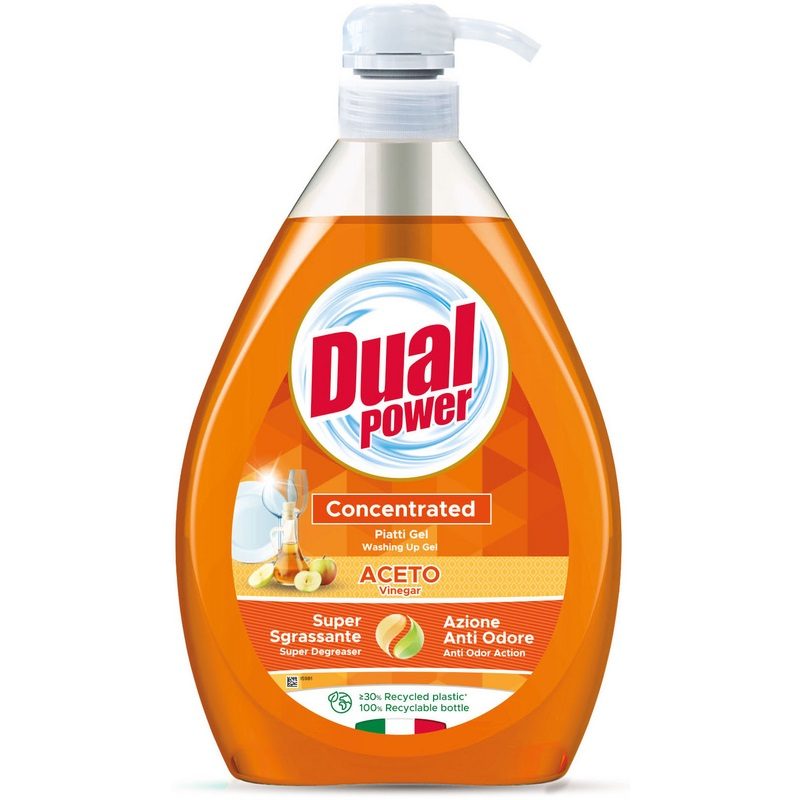 Detergenți și soluții de curățenie - Dual Detergent Vase cu Pompa 1 L Otet