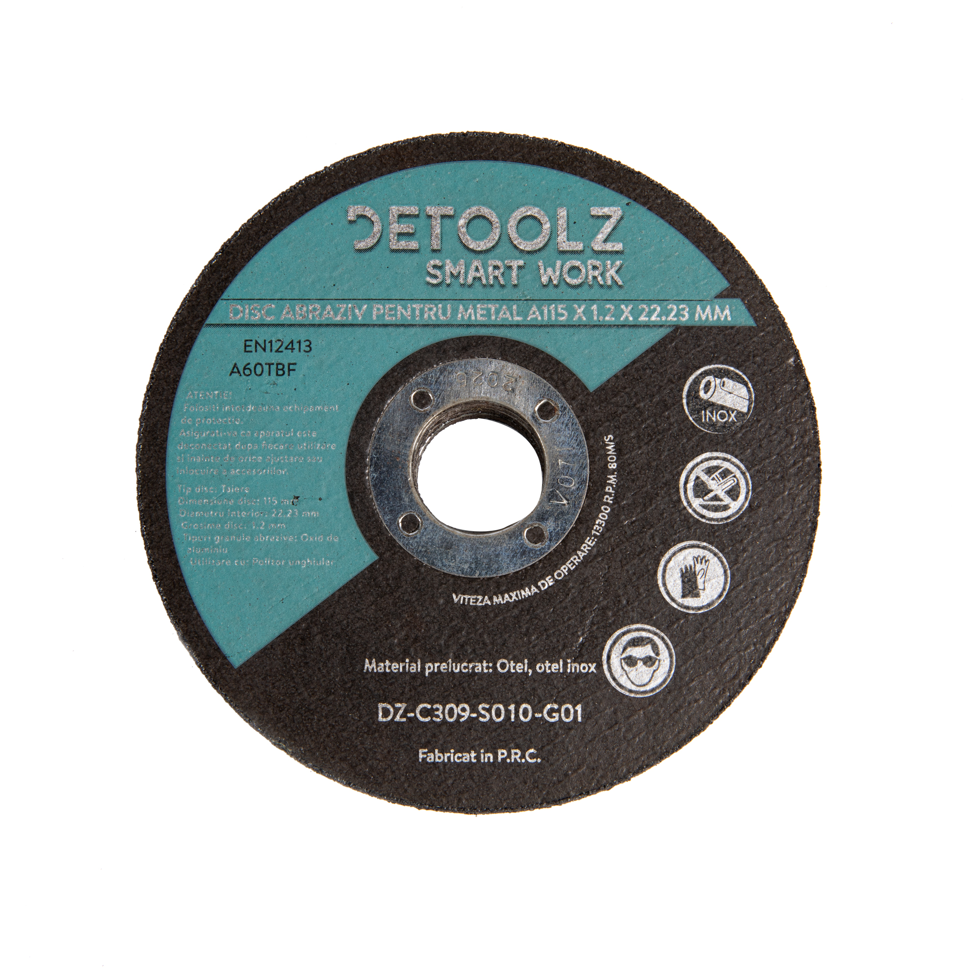 Set disc abraziv pentru metal 115 mm (10/set) [2]