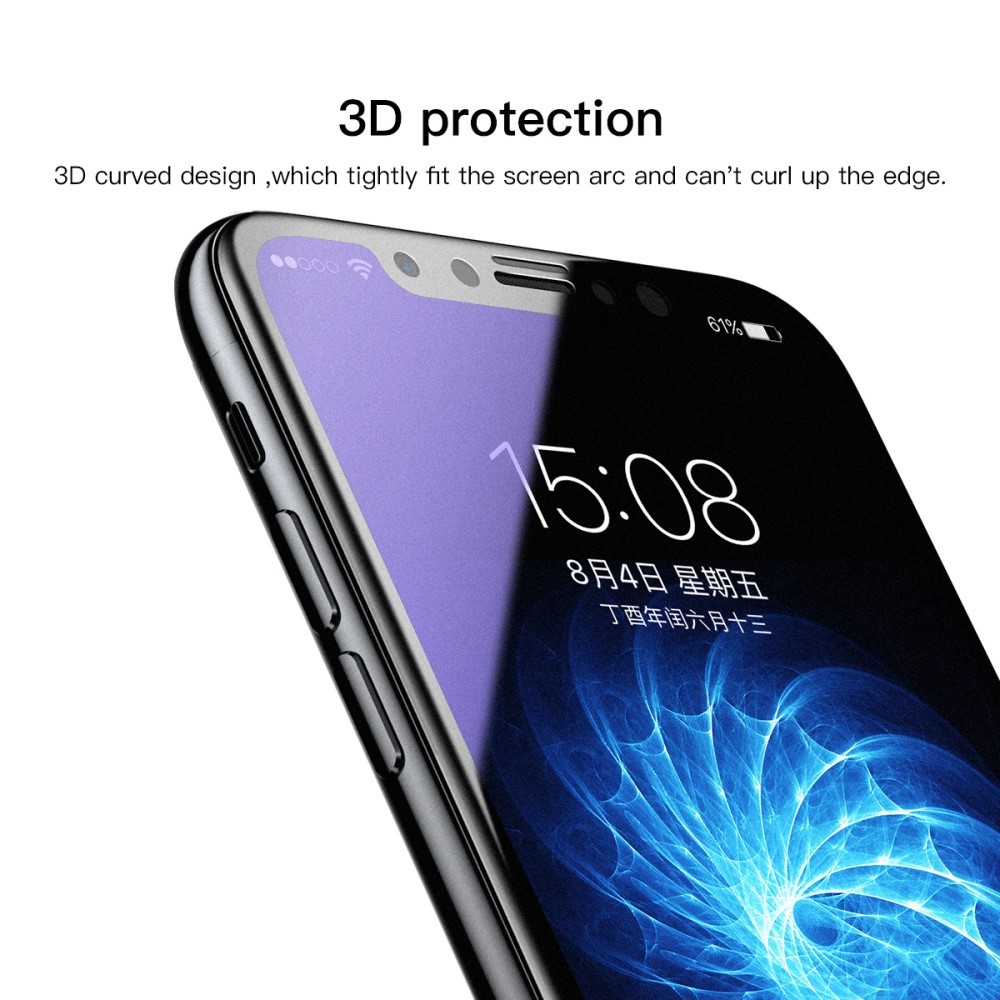 Folie protectie Flippy pentru iPhone 14, Sticla securizata, temperata, duritate 9H, Privacy 360 Anti-Blue Ray, Transparenta, Protectie Completa [3]