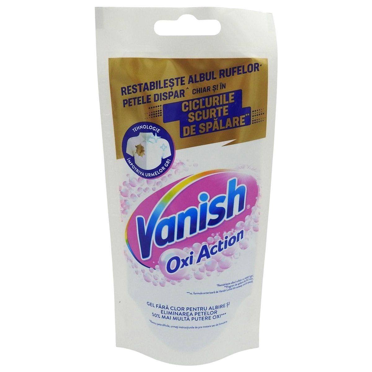 Detergenți și soluții de curățenie - Gel, Vanish Pete, 100 ml White
