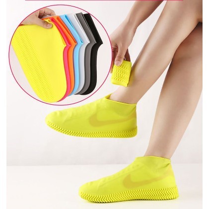 Husa Incaltaminte, Flippy, Impermeabila, Antiderapanta, din Latex, 13 x 13 x 2 cm, Marime L 41-47 cm, Negru [5]