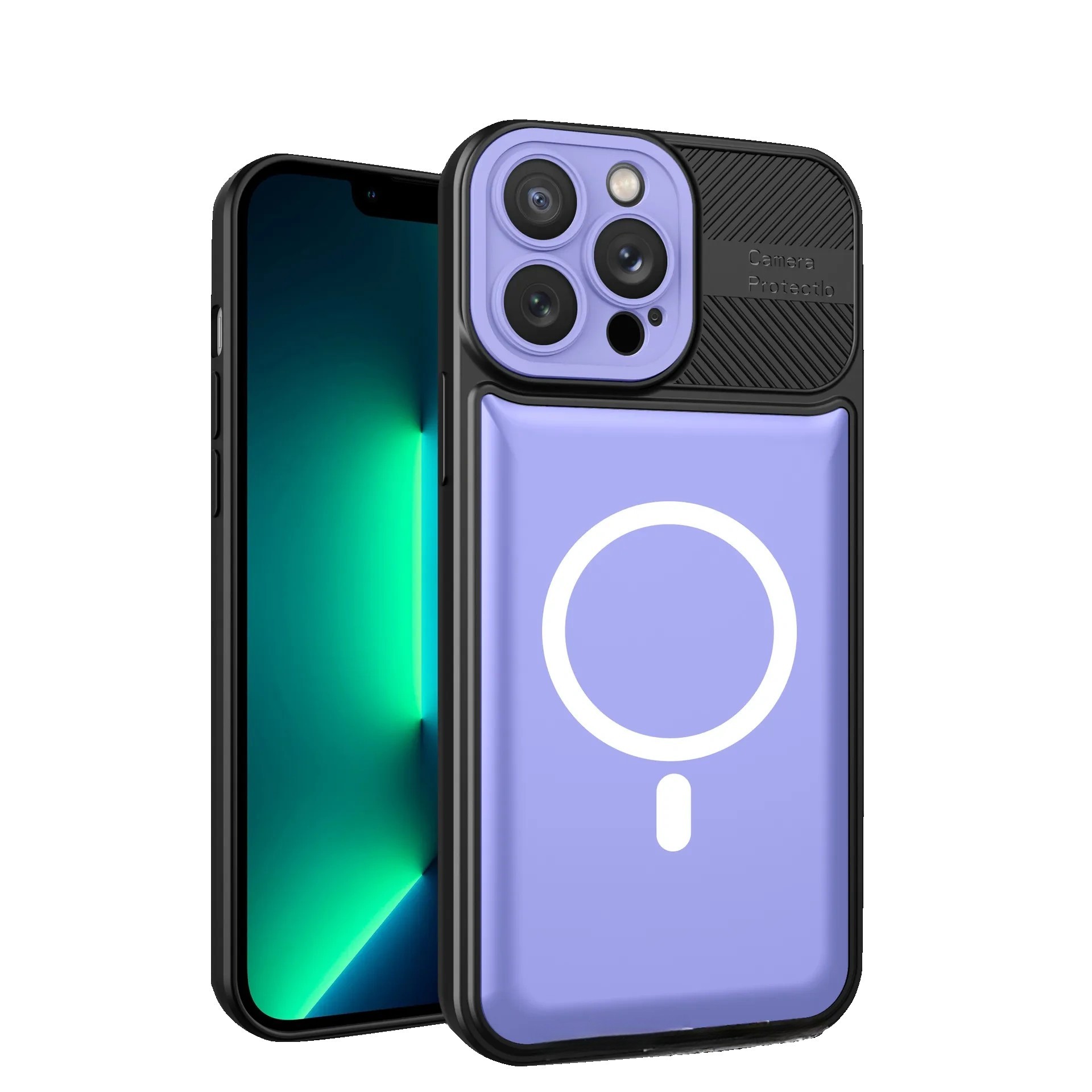 Telefoane și accesorii - Husa pentru Apple iPhone 14 Pro MagSafe, Urban Armor, Flippy, Mov, suport magnetic