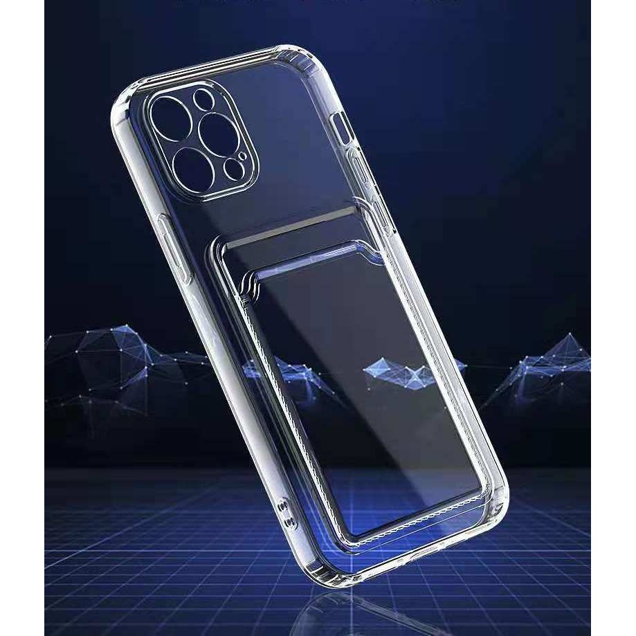 Husa protectie Flippy cu suport card compatibila cu Apple iPhone XS Max Transparent [8]