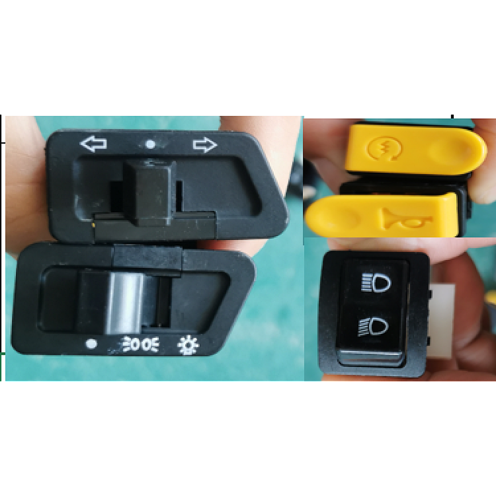 Piese scutere electrice - Set cinci comutatoare vechi pentru scuter electric RDB Sulina5 - piesă originală