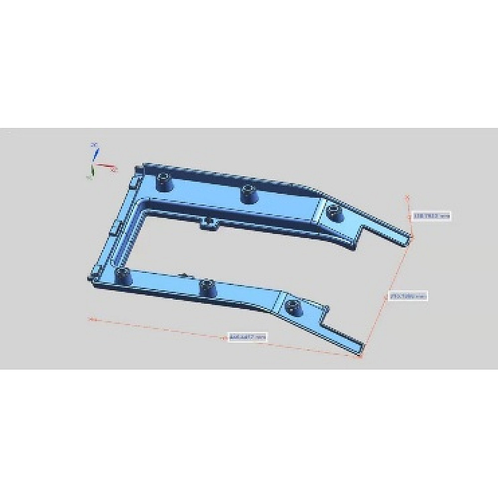 Piese scuter CC25 - Cadru pentru platforma de sprijin a picioarelor, compatibil scuter electric RDB CC25 - piesă originală