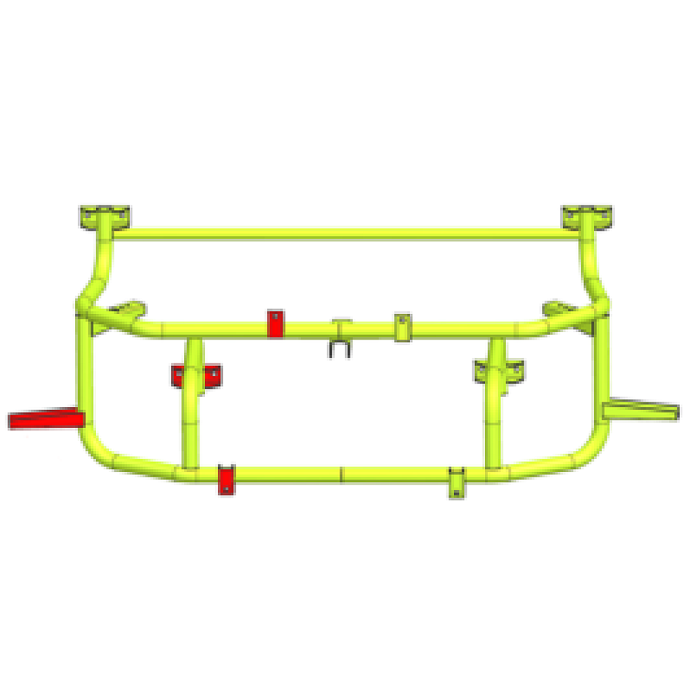 Piese mașină Q7 - Suport adaptor - versiune Q cu portbagaj pentru mașină electrică RDB Q7 - piesă originală