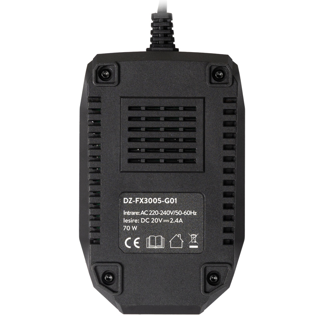 Incarcator rapid pentru acumulator 20V, incarcare 2.4A/h, Detoolz [4]