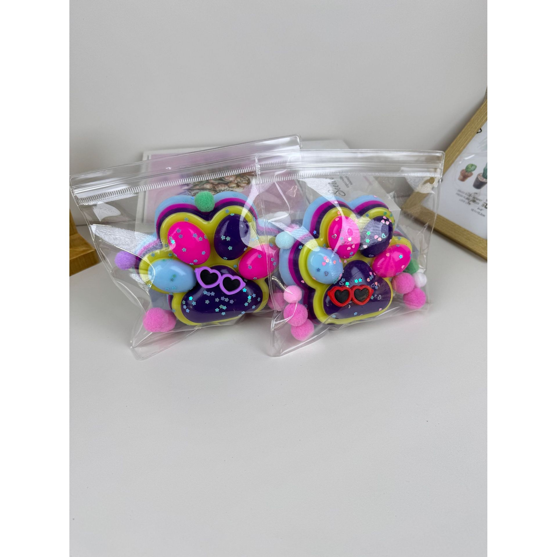 Jucarie Antistres Squishy, Flippy, cu Revenire Lenta, Squeeze Toys, Model Cat Paw, 12.5x10.5 cm, 220g, +3 Ani, din TPR, Model 5, Multicolor [2]