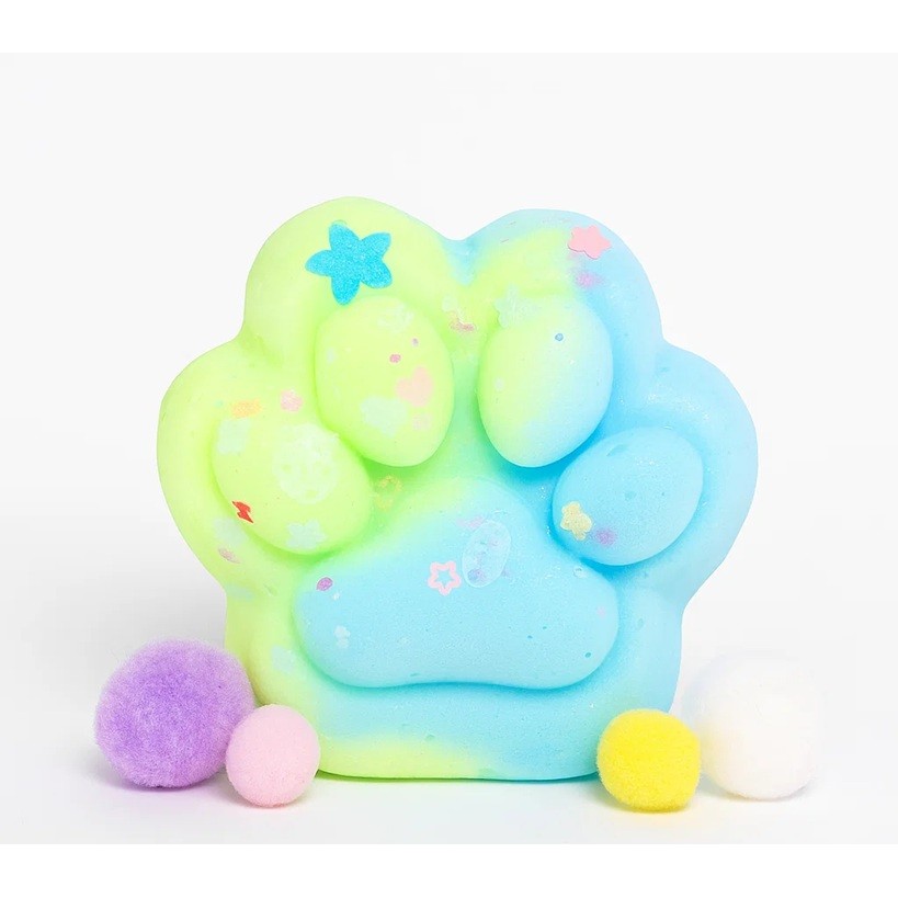 Jucarie Antistres Squishy, Flippy, cu Revenire Lenta, Labuta de Pisica Pufoasa, 7.5 cm, Ambalaj Transparent, Model 27059, Multicolor [6]