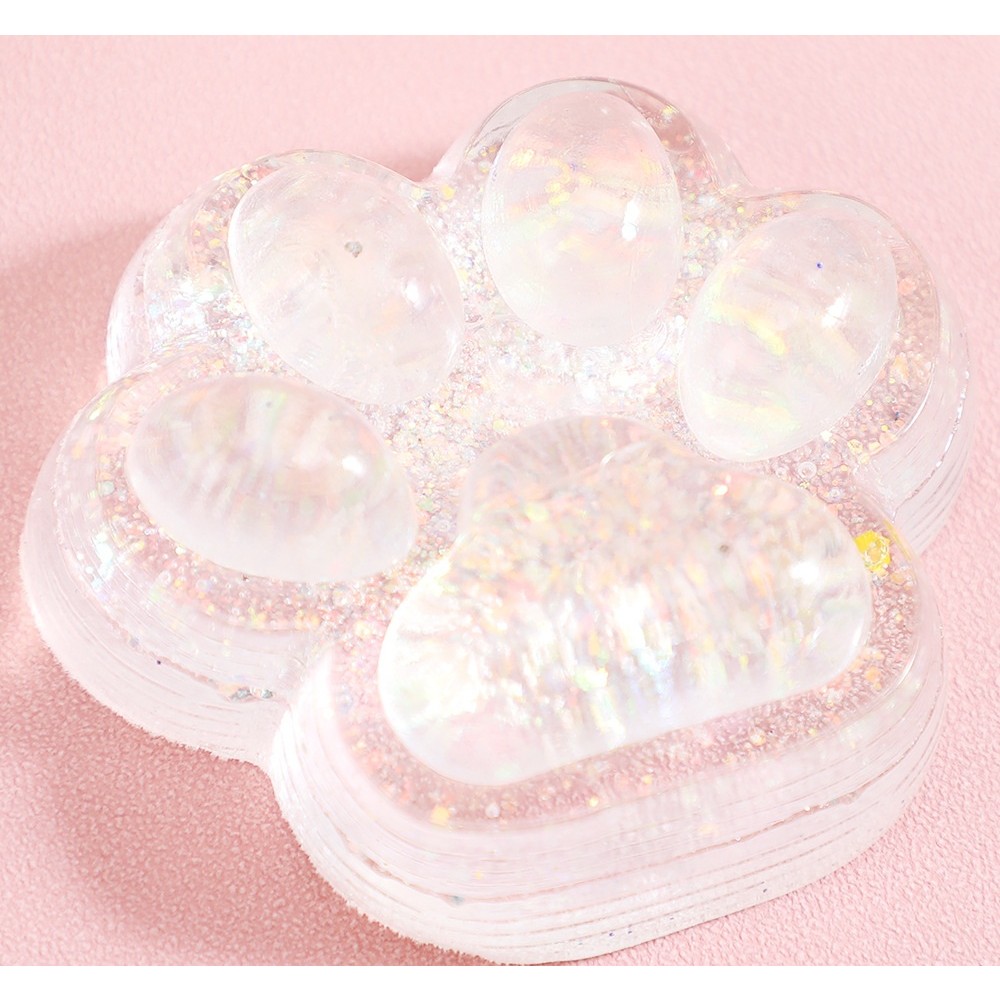 Jucarie Antistres Squishy, Flippy, Labuta de Pisica Pufoasa, cu Revenire Lenta, 7 x 6.5 cm, Model 270532, Multicolor [5]