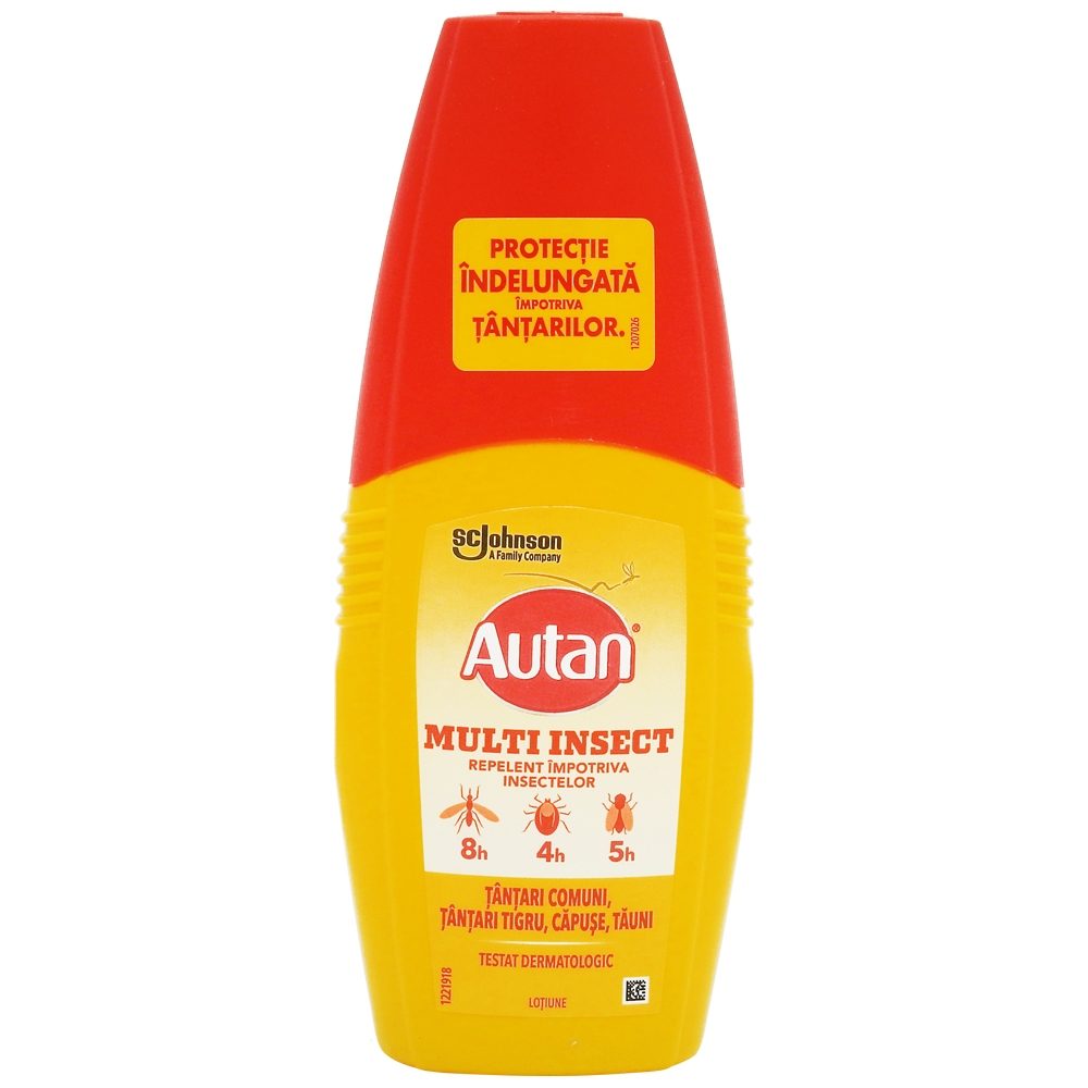 Detergenți și soluții de curățenie - Lotiune, Autan Repelent Multi Insect, 100 ml