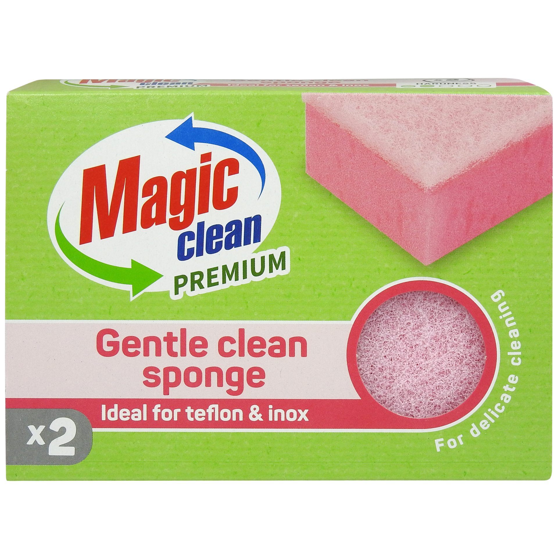 Detergenți și soluții de curățenie - Magic Clean Burete Teflon si Inox 2 piese