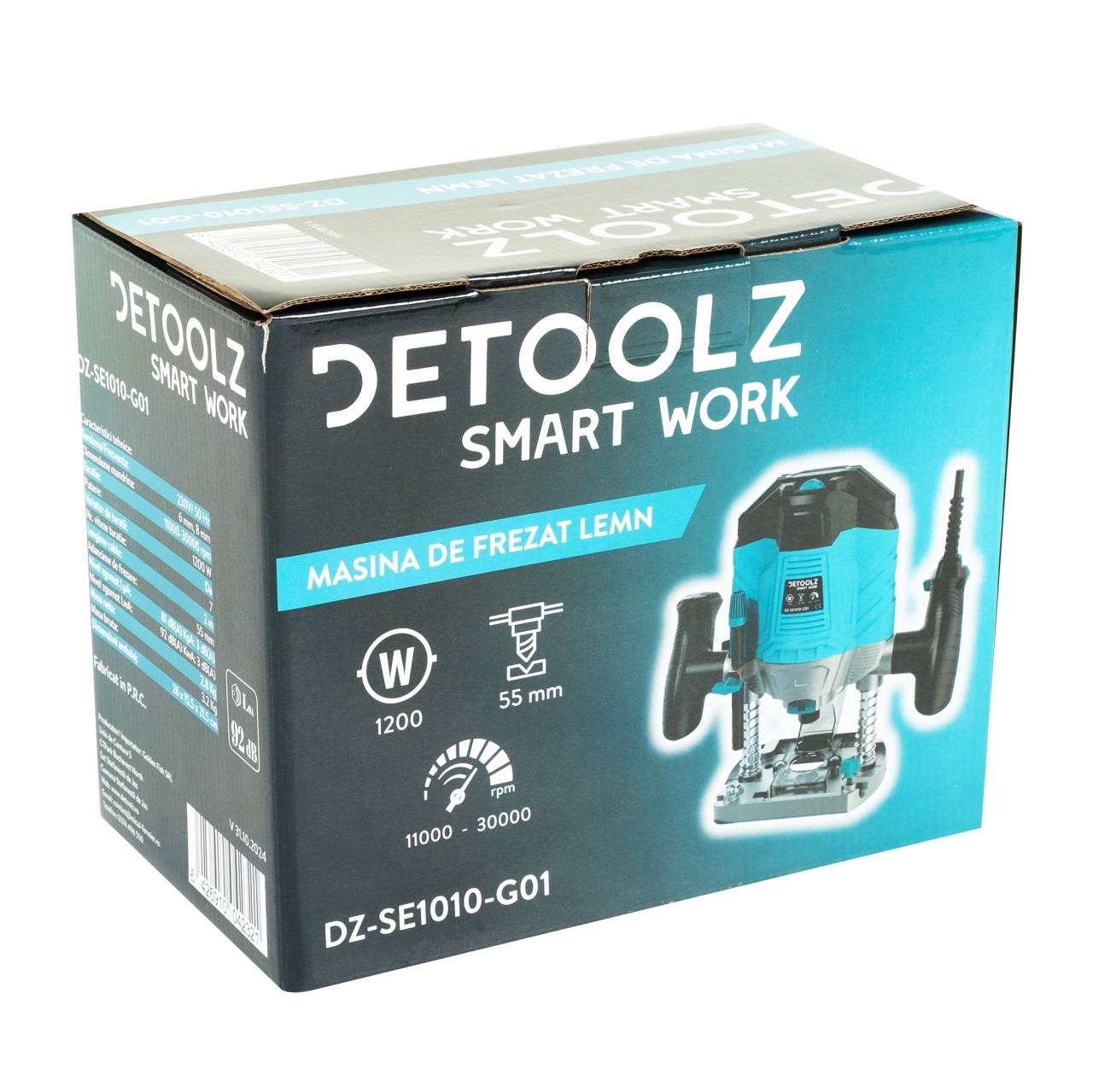 Masina de frezat lemn, Detoolz, 1200W 55mm, variator [5]