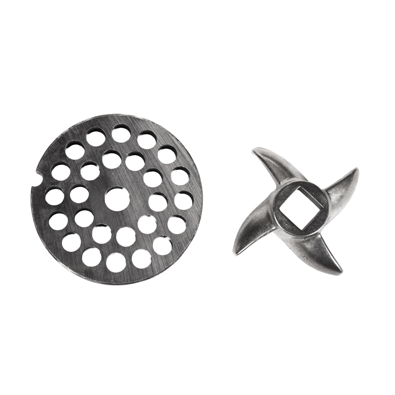 Masina tocat carne Detoolz, 800W, 150 kg/h Inox cu 2 site [3]