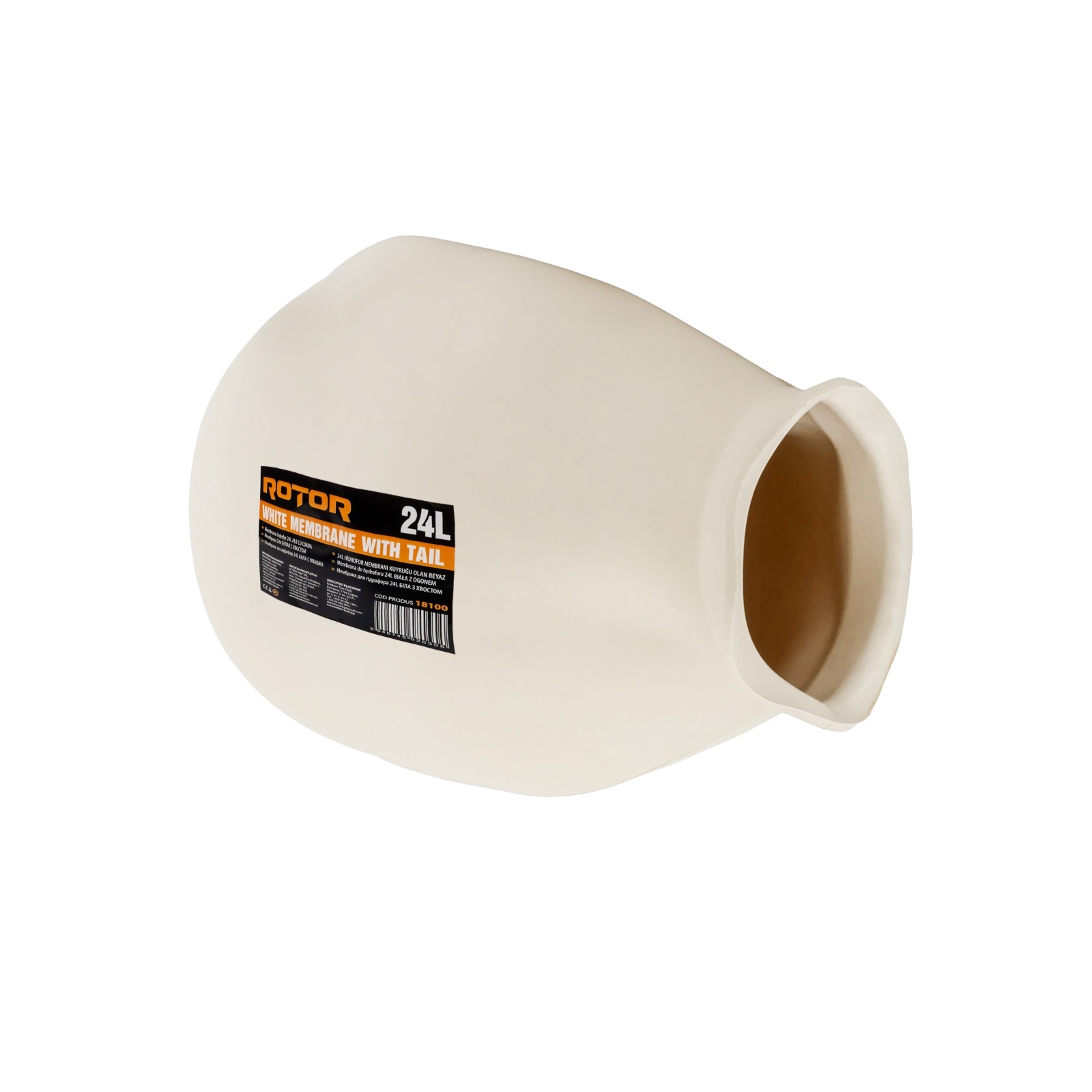 Membrana pentru hidrofor 24L Alb cu coada ROTOR RMH-24CW [1]