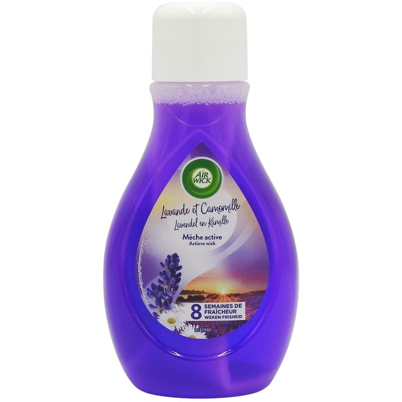Detergenți și soluții de curățenie - Odorizant, Airwick, Lichid 375 ml Fresh N Up Lavender Camomile