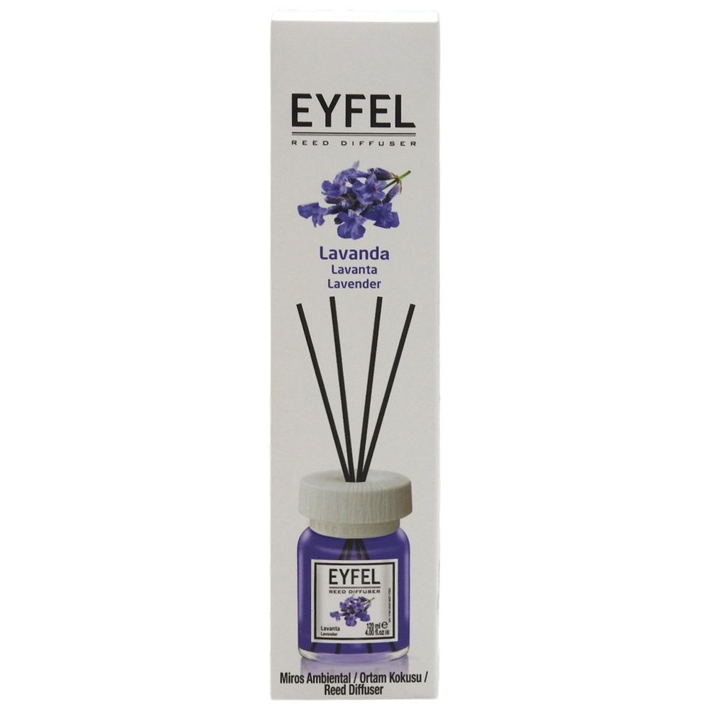 Detergenți și soluții de curățenie - Odorizant Camera cu Difuzor, Eyfel, 120 ml Lavanda