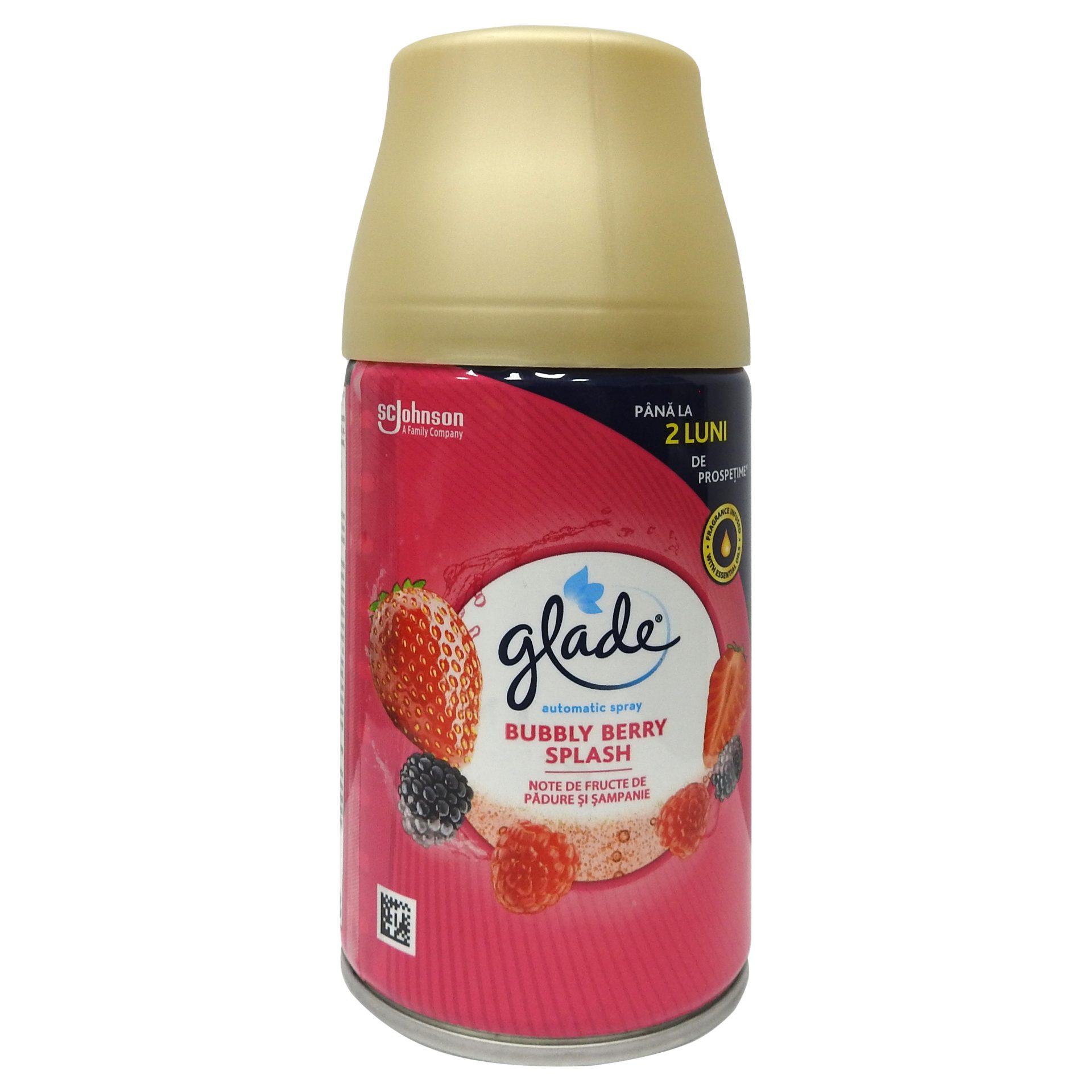 Detergenți și soluții de curățenie - Odorizant, Glade, Camera Rezerva 269 ml Bubbly Berry Splash