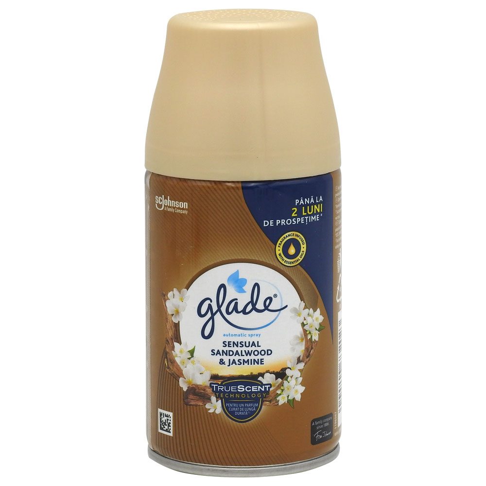 Detergenți și soluții de curățenie - Odorizant, Glade, Camera Rezerva 269 ml Sensual Sandalwood Jasmine