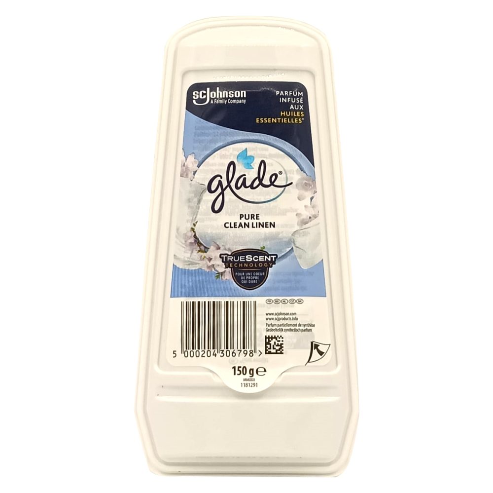 Detergenți și soluții de curățenie - Odorizant, Glade, Camera Solid 150 g Pure Clean Linen