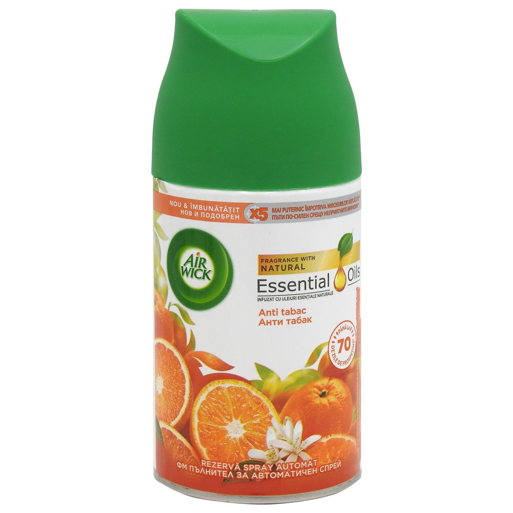 Detergenți și soluții de curățenie - Odorizant Rezerva, Airwick, 250 ml Anti-tabacco