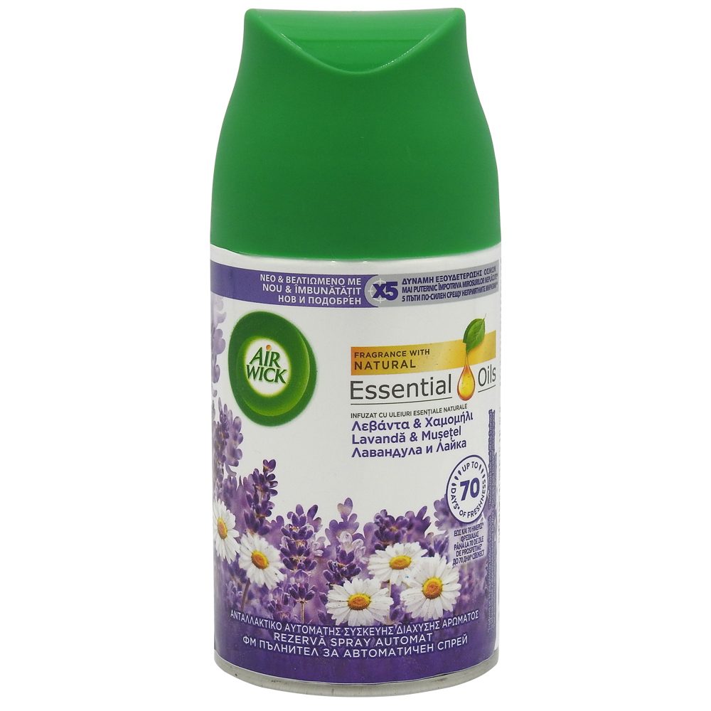 Detergenți și soluții de curățenie - Odorizant Rezerva, Airwick, 250 ml Lavanda si Musetel