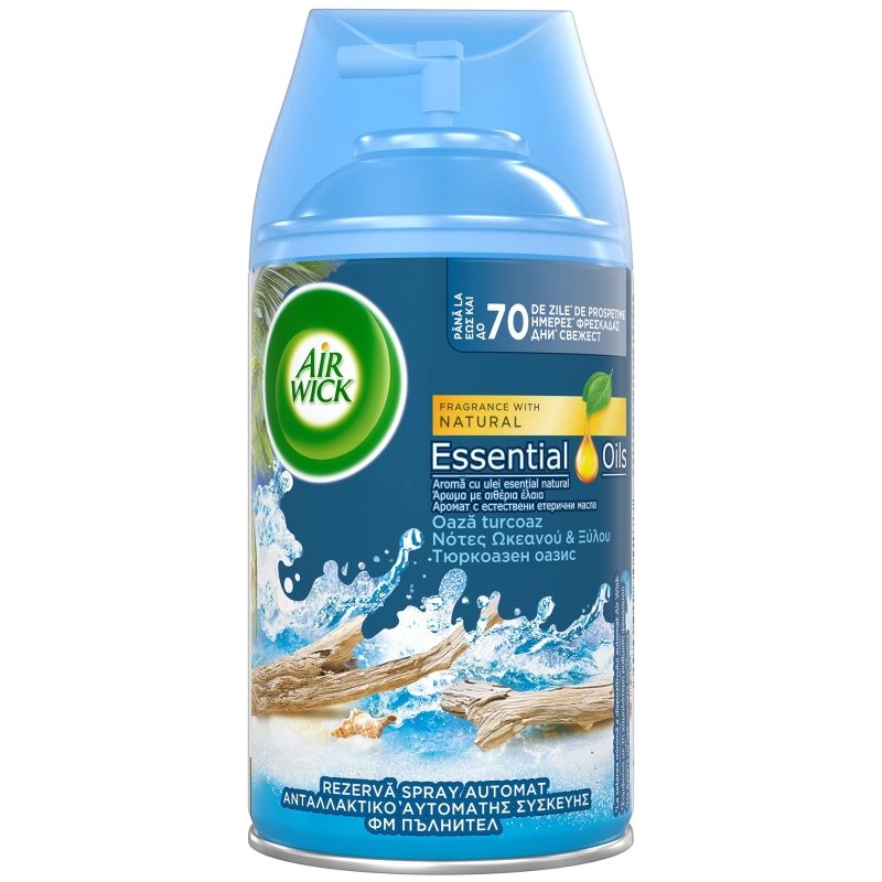 Detergenți și soluții de curățenie - Odorizant Rezerva, Airwick, 250 ml Oaza Turcoaz