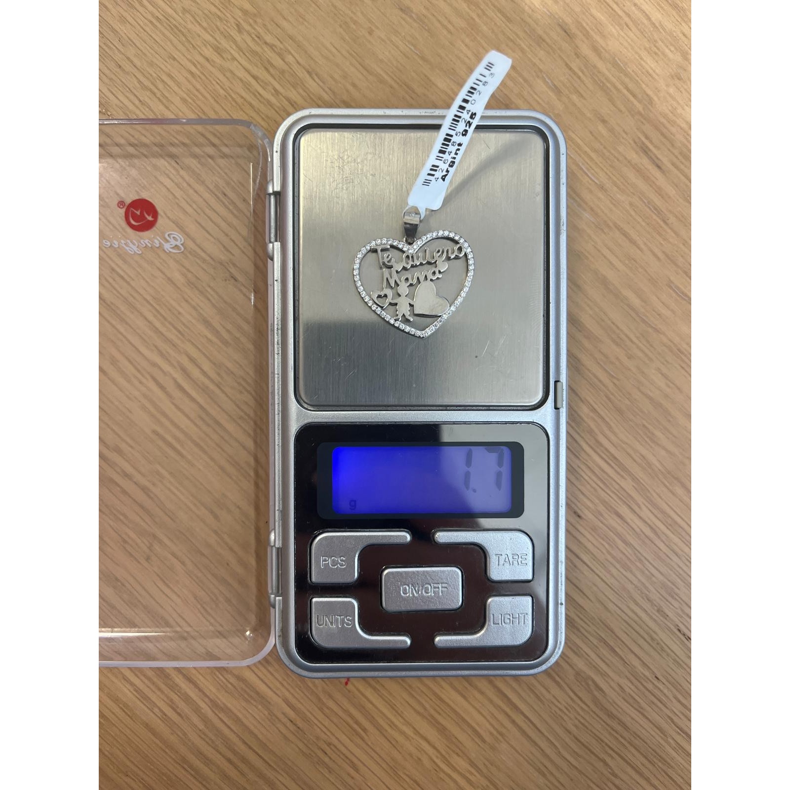 Pandantiv, Jolie Silver, Argint 925, Model Te Quiero Mama, 24 x 24 mm, 1.7 g [1]