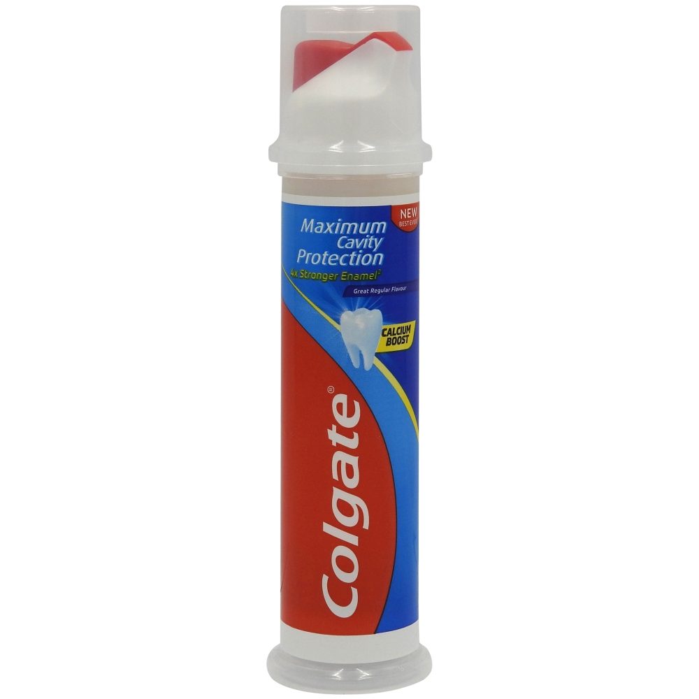 Igienă orală - Pasta de Dinti, Colgate, 100 ml Pompa Cavity Protection