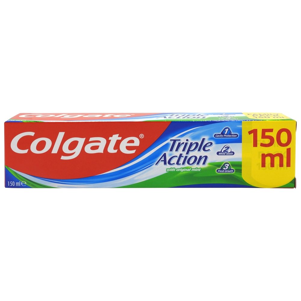 Igienă orală - Pasta de Dinti, Colgate, 150 ml Triple Action