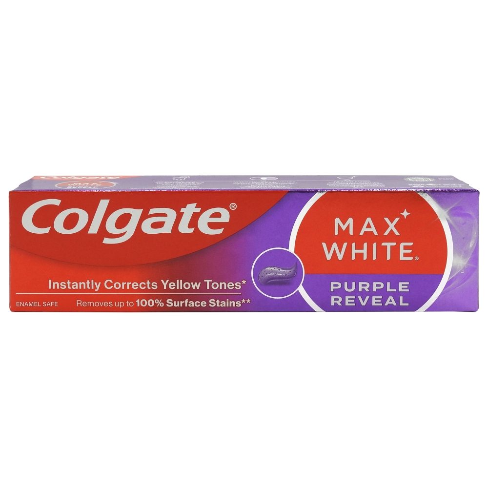 Igienă orală - Pasta de Dinti, Colgate, 75 ml Max White Purple Reveal