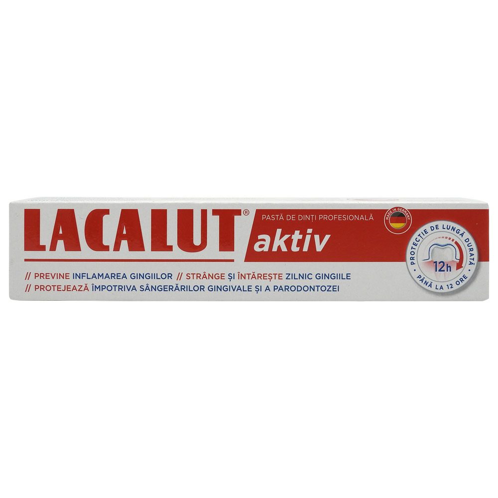Igienă orală - Pasta de Dinti, Lacalut, 75 ml Aktiv