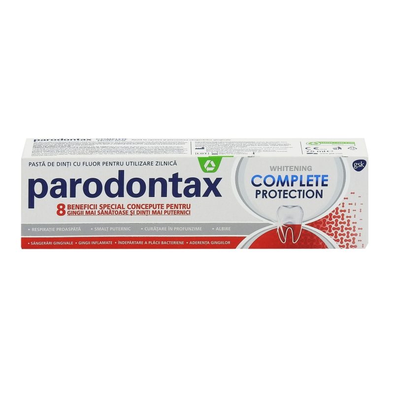 Igienă orală - Pasta de Dinti, Parodontax, 75 ml Complete Protection Whitening