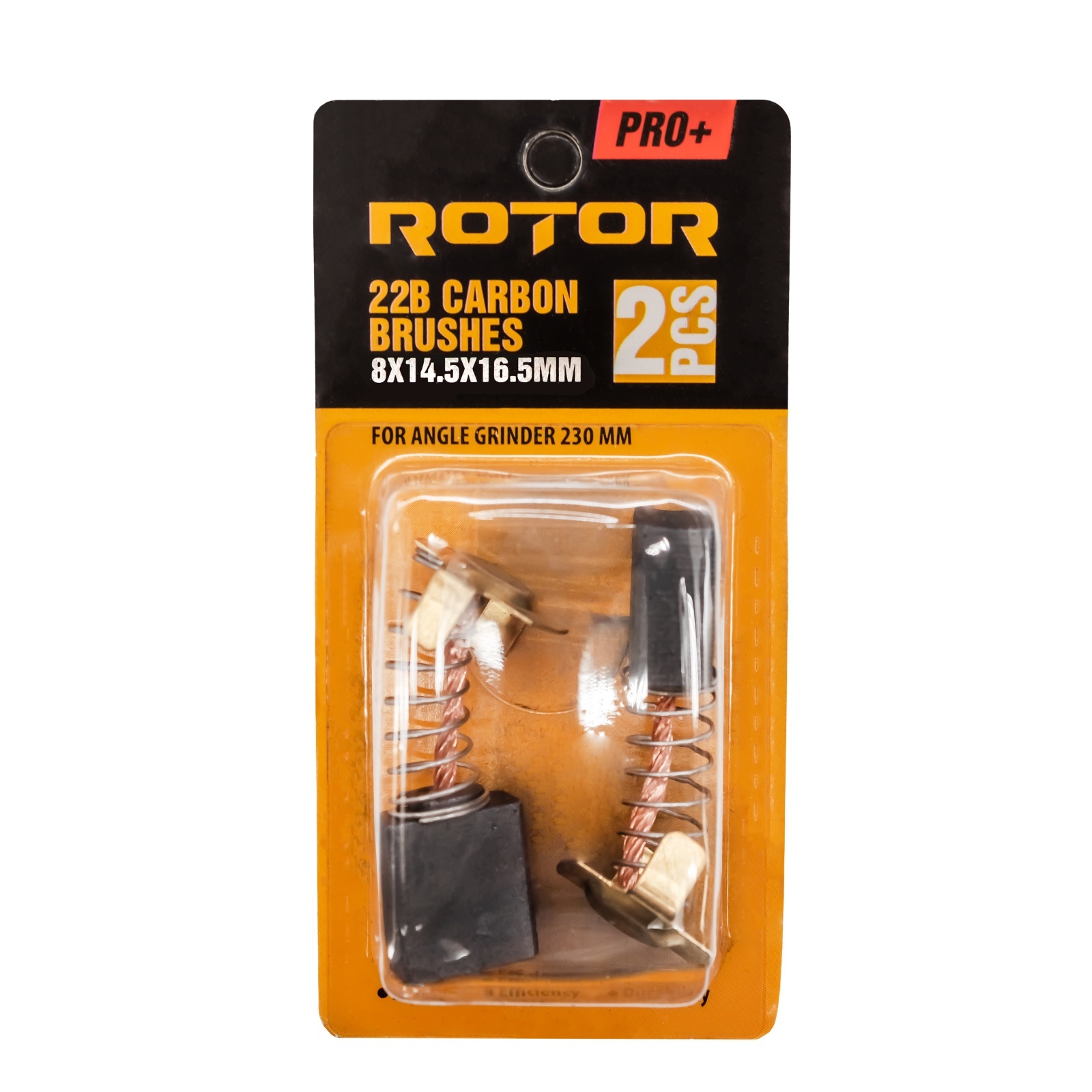 Perii de carbune ROTOR 22B pentru flex 230, 8.5 x 14.5 x 16.5 mm, set 2 bucati [2]