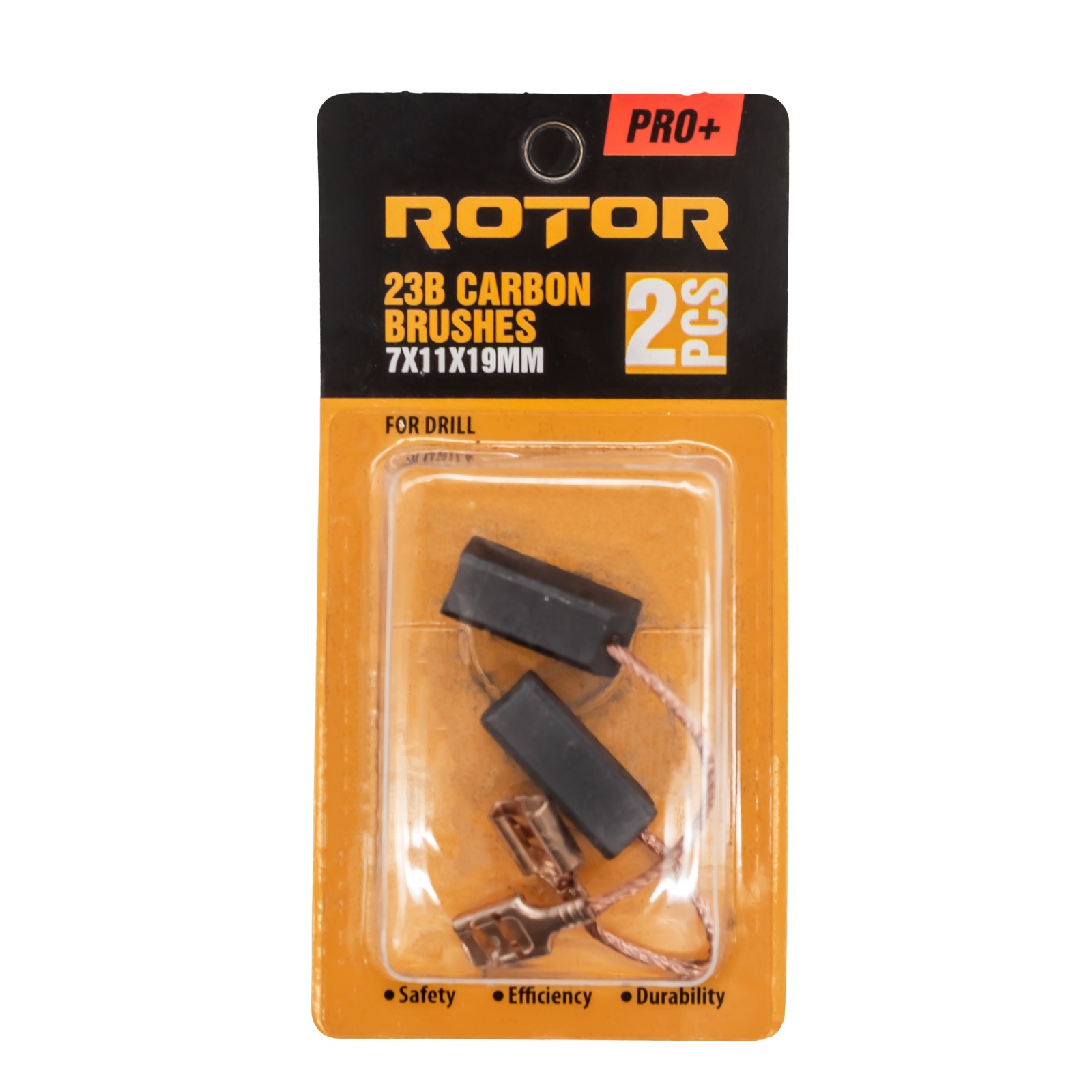 Perii de carbune ROTOR 23B pentru bormasina, 7 x 11 x 19 mm, set 2 bucati [1]