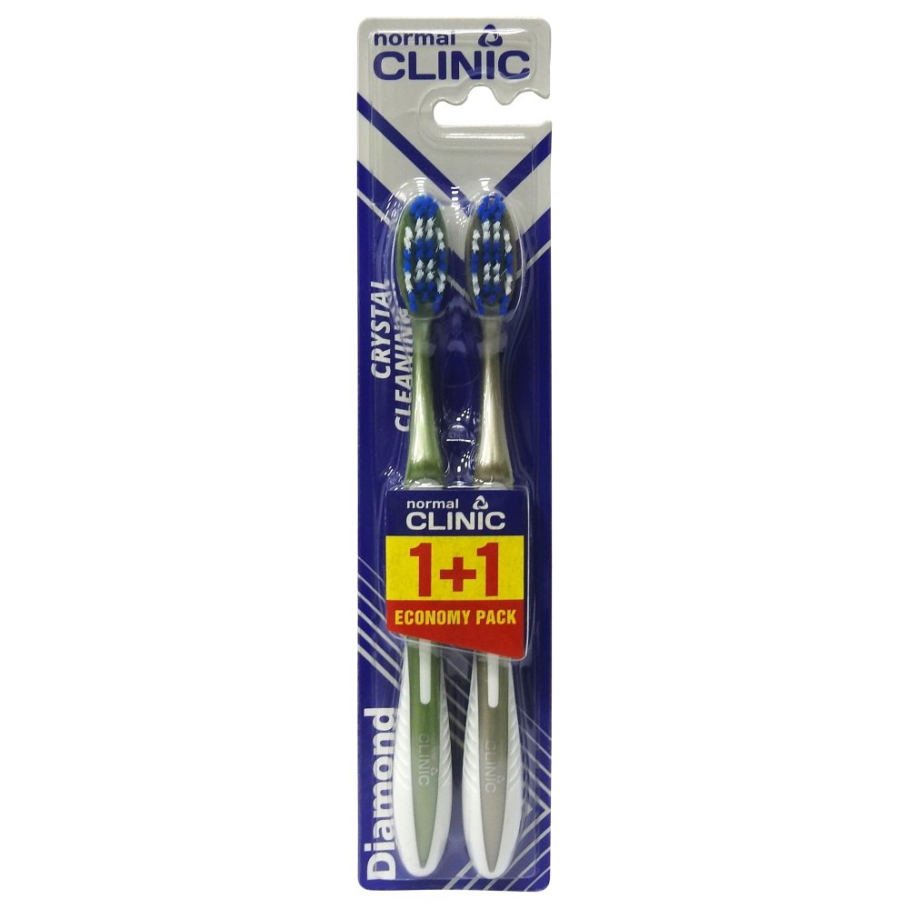 Igienă orală - Periuta de Dinti, Clinic, Diamond 2 buc Medium Szv022