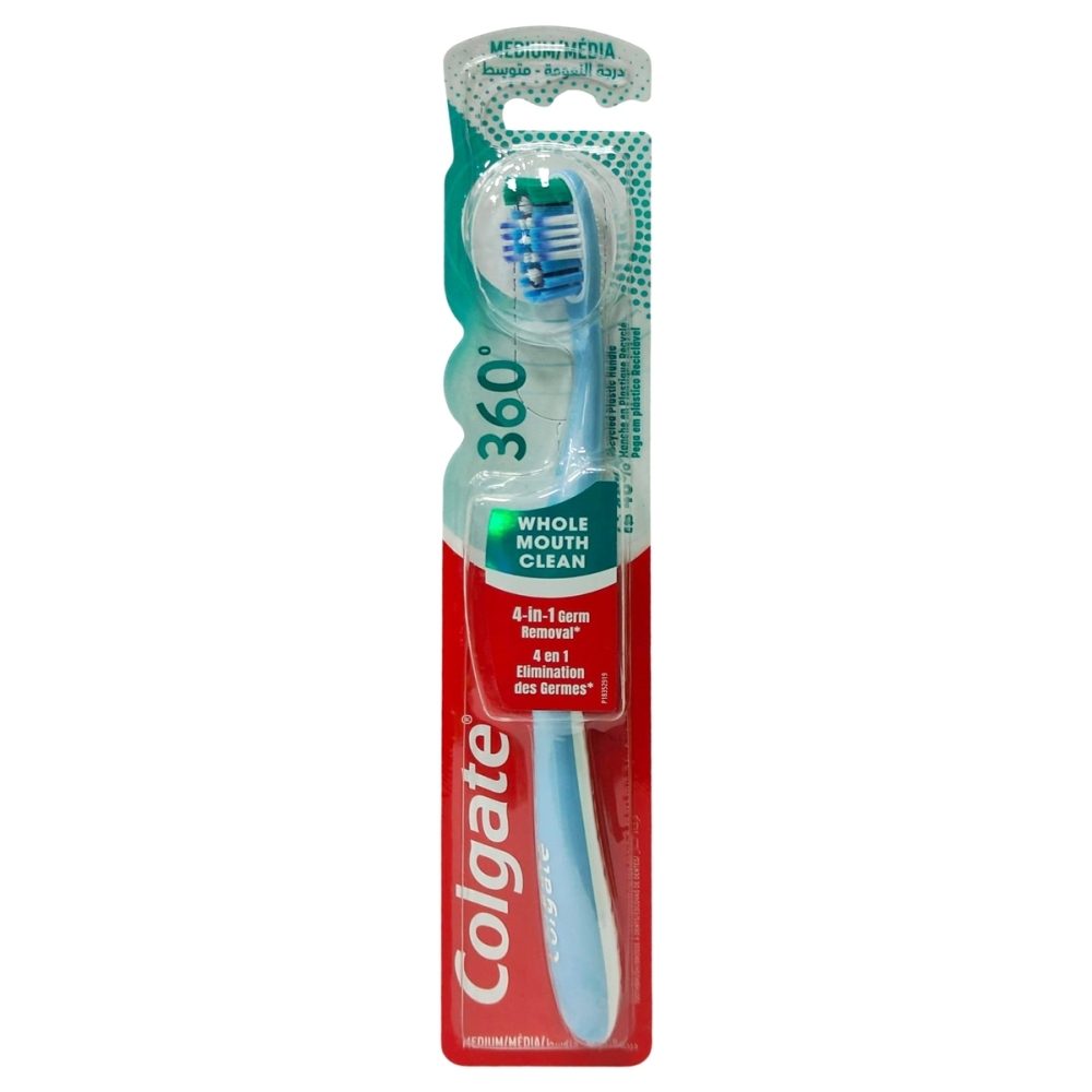 Igienă orală - Periuta de Dinti, Colgate, 360 Whole Mouth Clean Medium