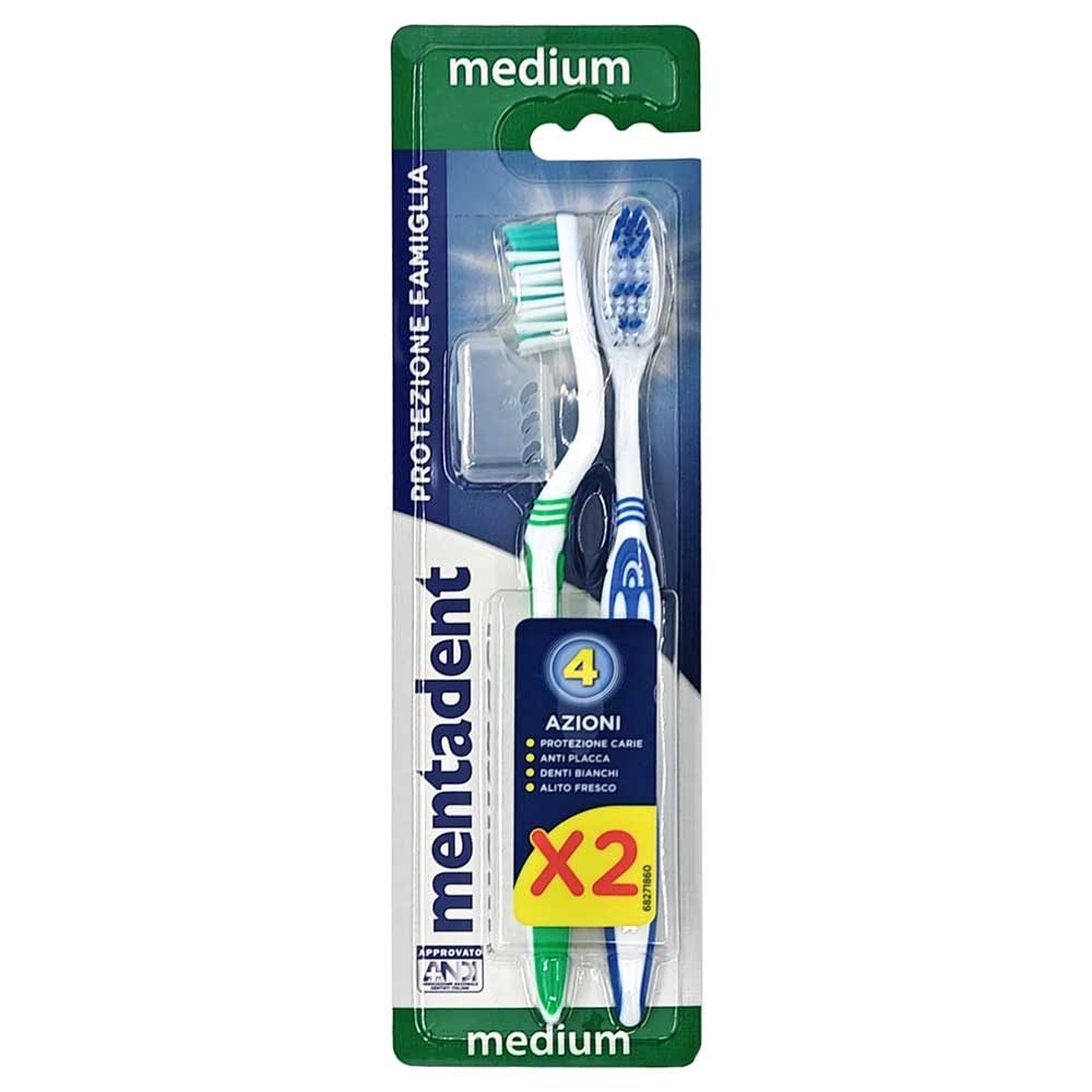 Igienă orală - Periuta de Dinti, Mentadent, 2 buc Medium