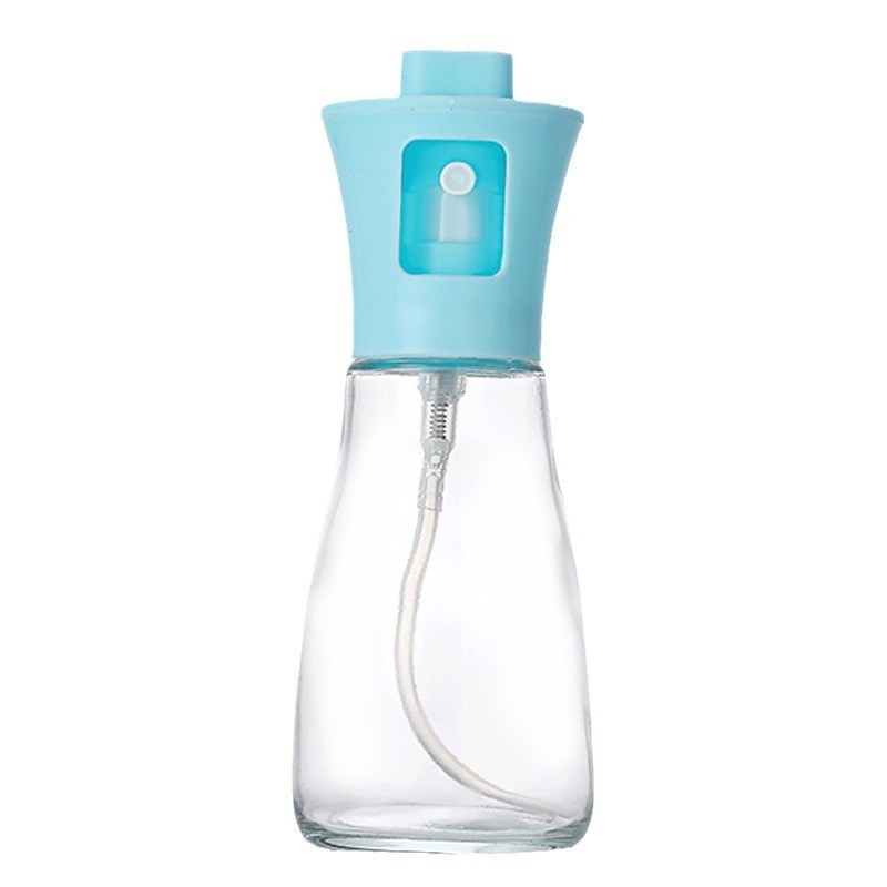Casă și camping - Pulverizator pentru Ulei, Flippy, Pulverizator din Sticla pentru Otet sau Alte Lichide de Gatit, Simplu Reincarcabil, Multifunctionale, 17.3 x 5.6 cm, Capacitatea 170 ml, Albastru