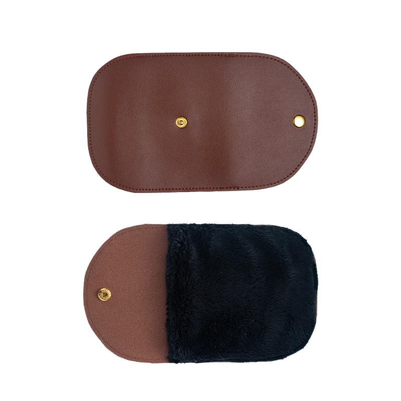 Încălțăminte și accesorii vestimentare - Manusa de Lustruit Pantofii, Flippy, din PVC, 18.2 x 12 x 10.8 cm, Imitatie de Lana, Maro