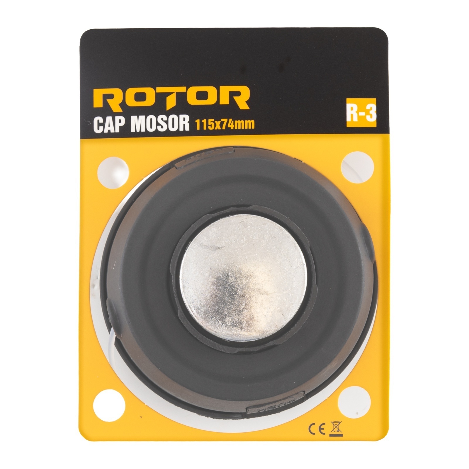Consumabile, piese și accesorii - R-3 Cap mosor 115x74 mm cu fir 2.4 mm x 2 m ROTOR