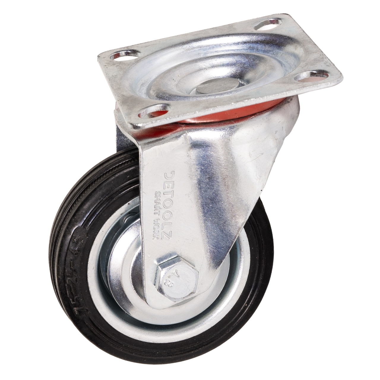 Vehicule si Accesorii - Roata pivotanta Detoolz, cauciuc 75x22mm G01