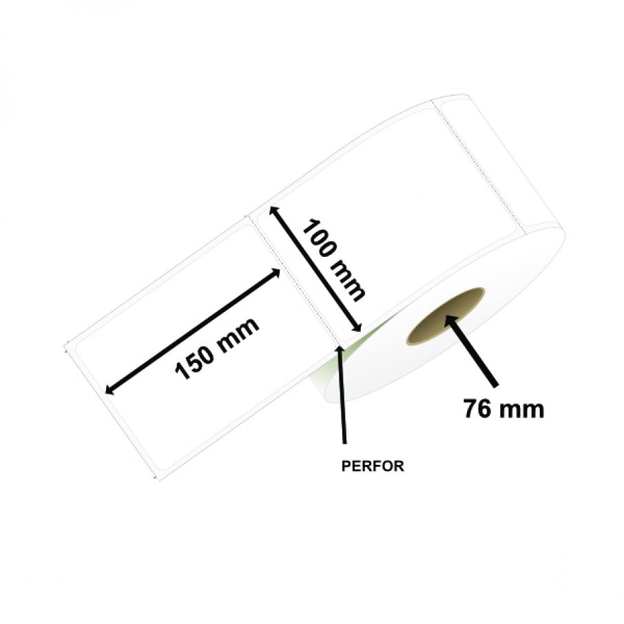 Rola etichete termice pentru awb Flippy 100x150mm, 1000 et./rola [2]