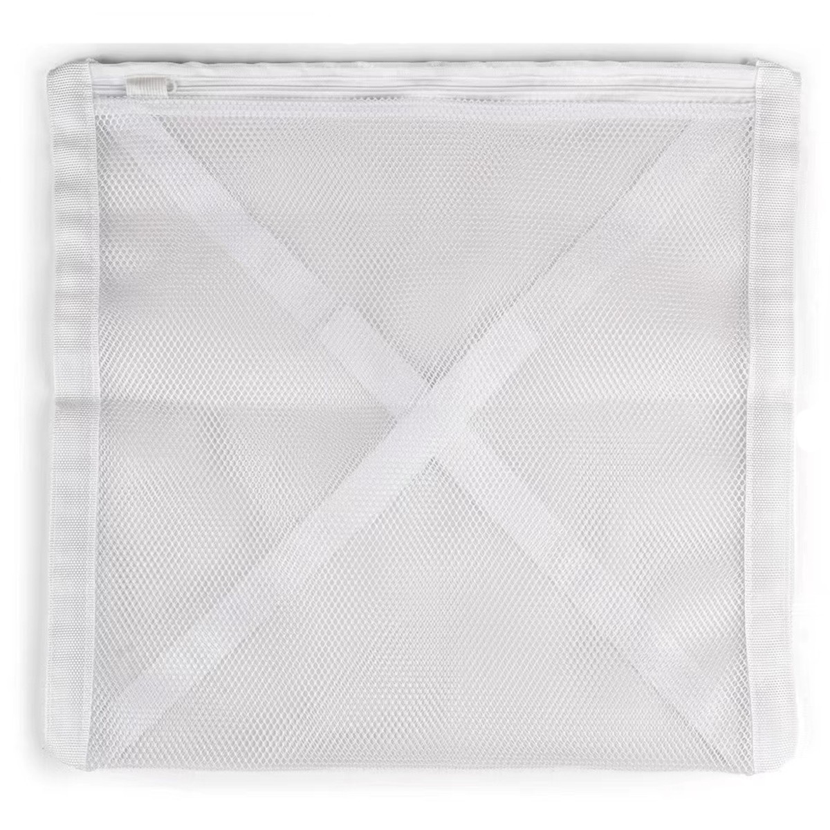 Încălțăminte și accesorii vestimentare - Sac pentru Spalare Incaltaminte, Flippy, Dimensiuni Mari, pentru Masina de Spalat, 40x40x1 cm, Alb