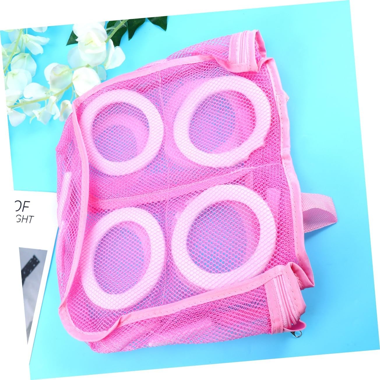 Sac pentru Spalare Incaltaminte, Flippy, pentru Masina de Spalat, 28x24.5x8 cm, Roz [2]